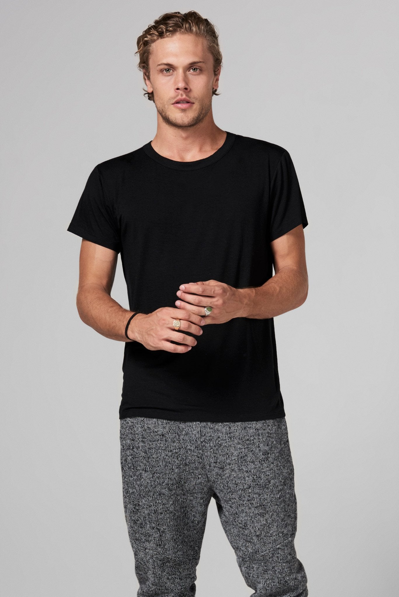 Men's Modal Relaxed Crew Neck Tee