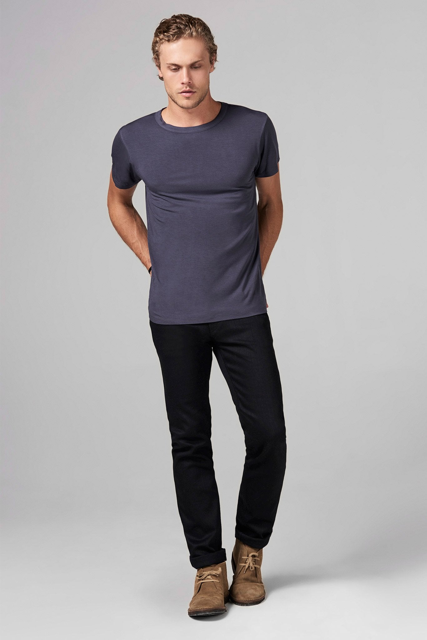 Men's Modal Relaxed Crew Neck Tee