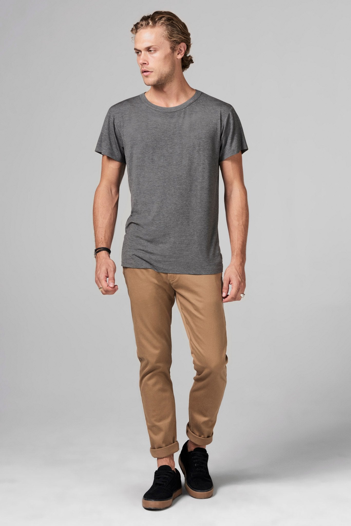 Men's Modal Relaxed Crew Neck Tee