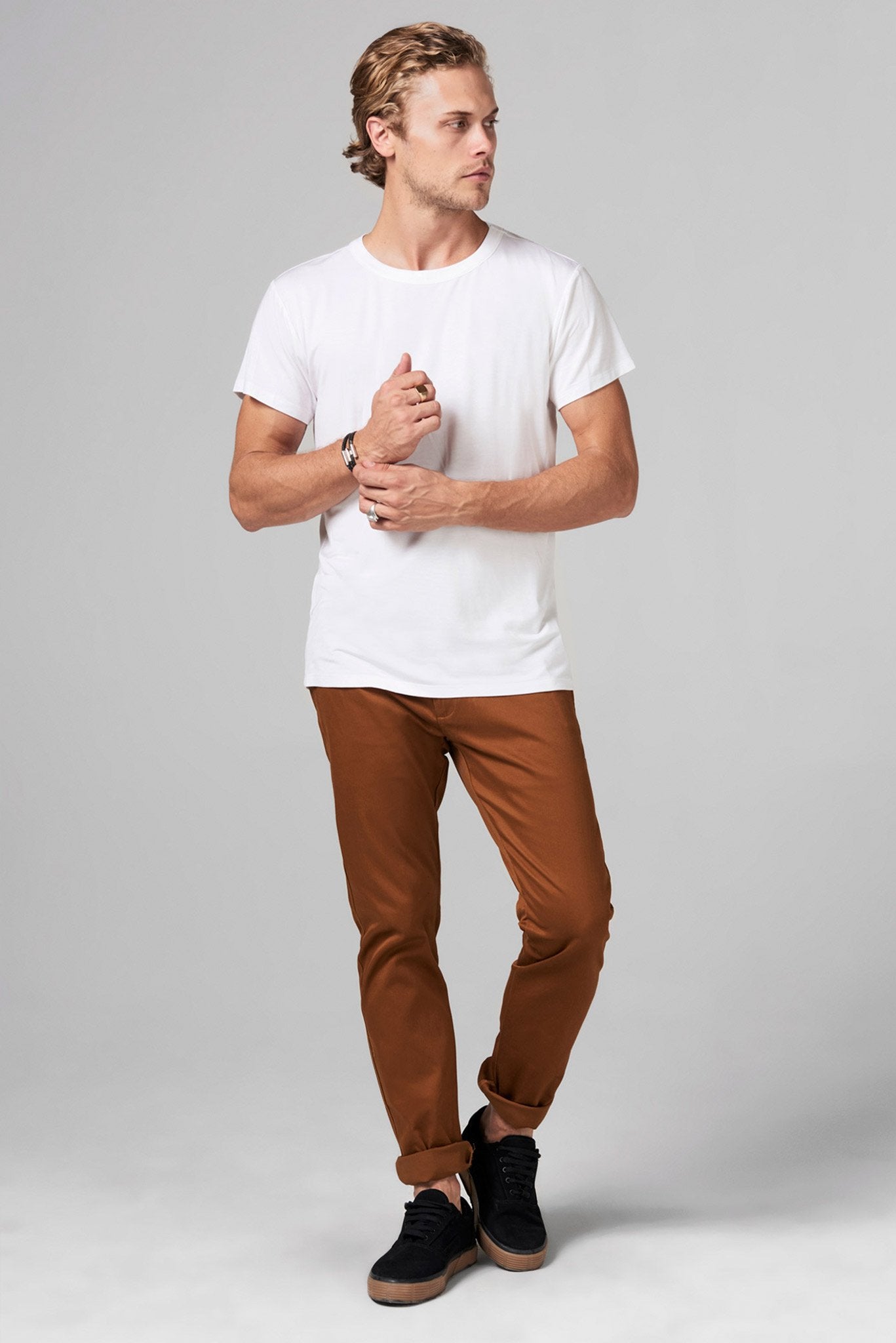 Men's Modal Relaxed Crew Neck Tee