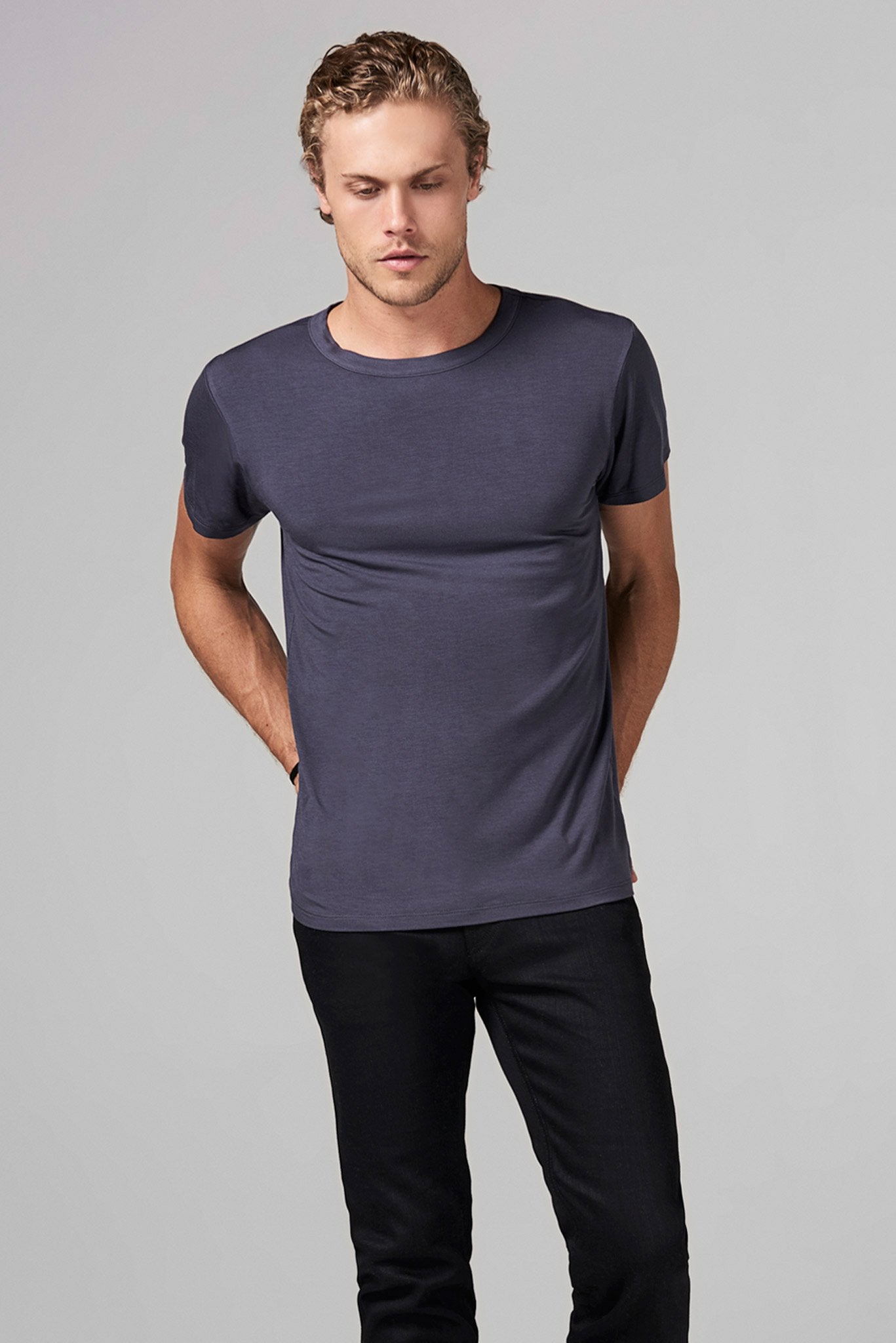 Men's Modal Relaxed Crew Neck Tee