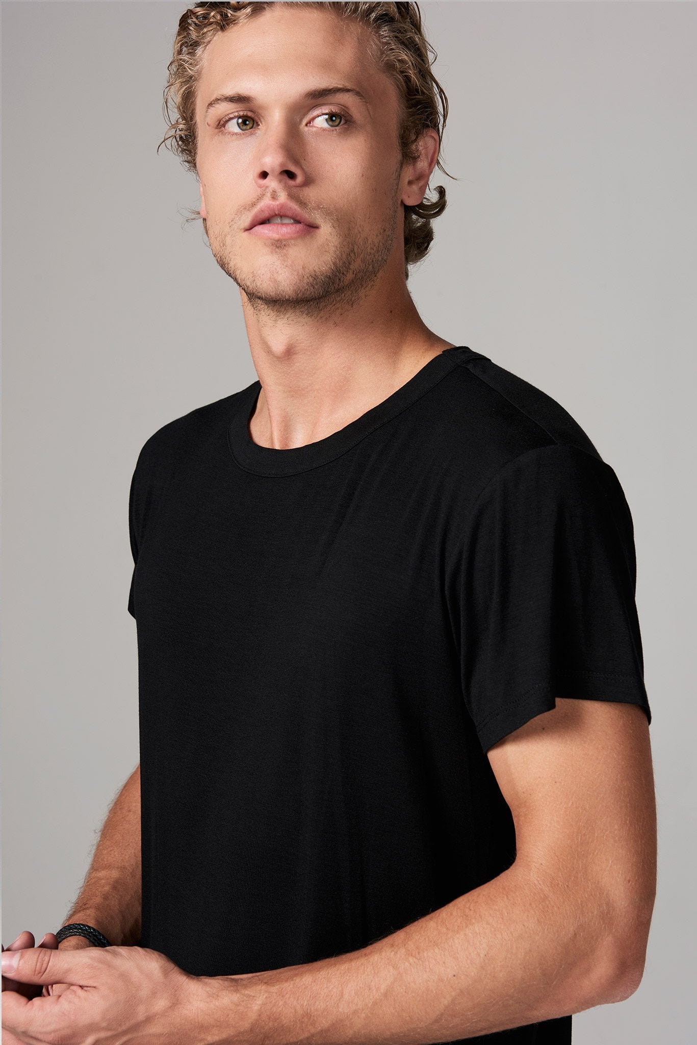 Men's Modal Relaxed Crew Neck Tee