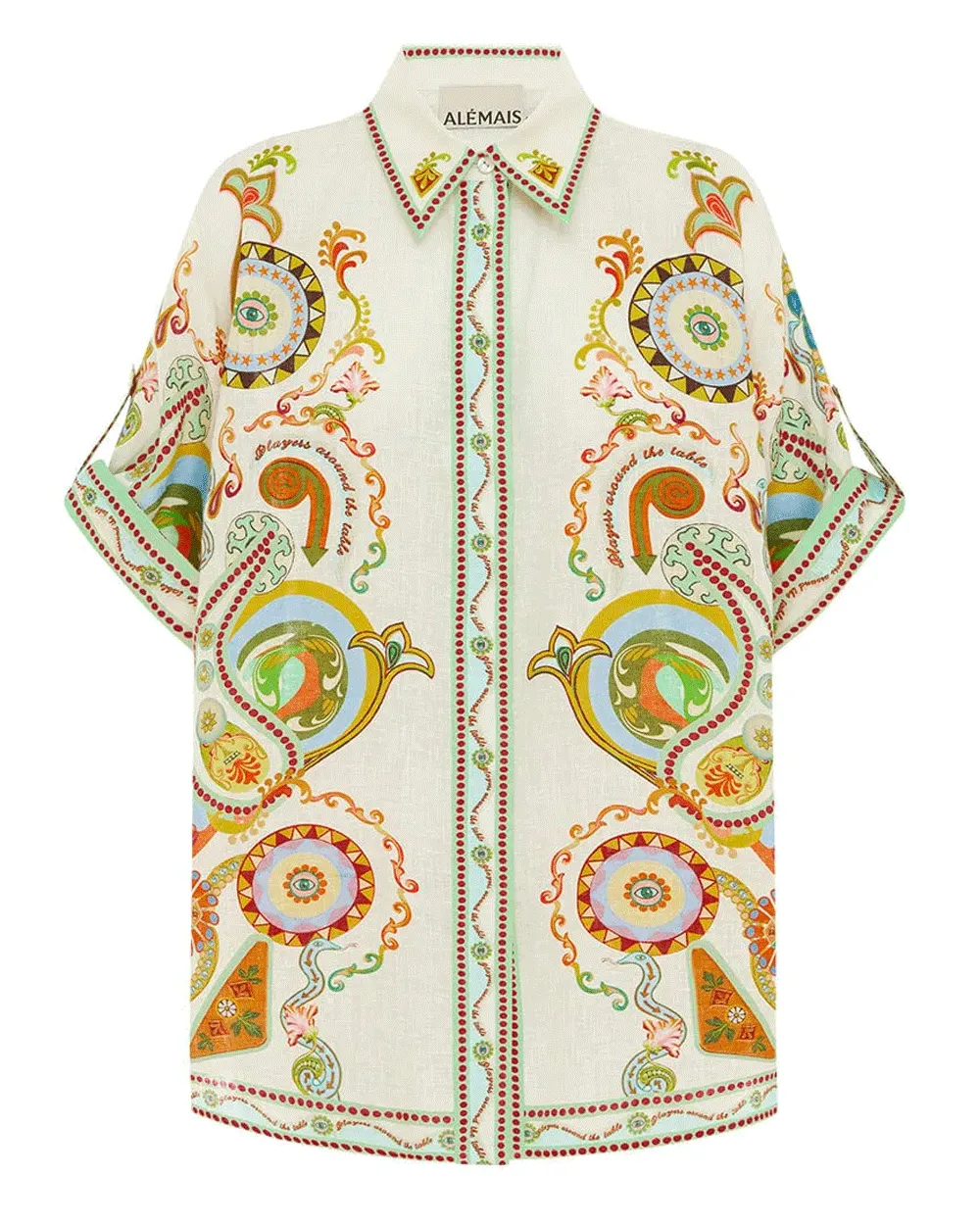 Multicolor Pinball Linen Shirt