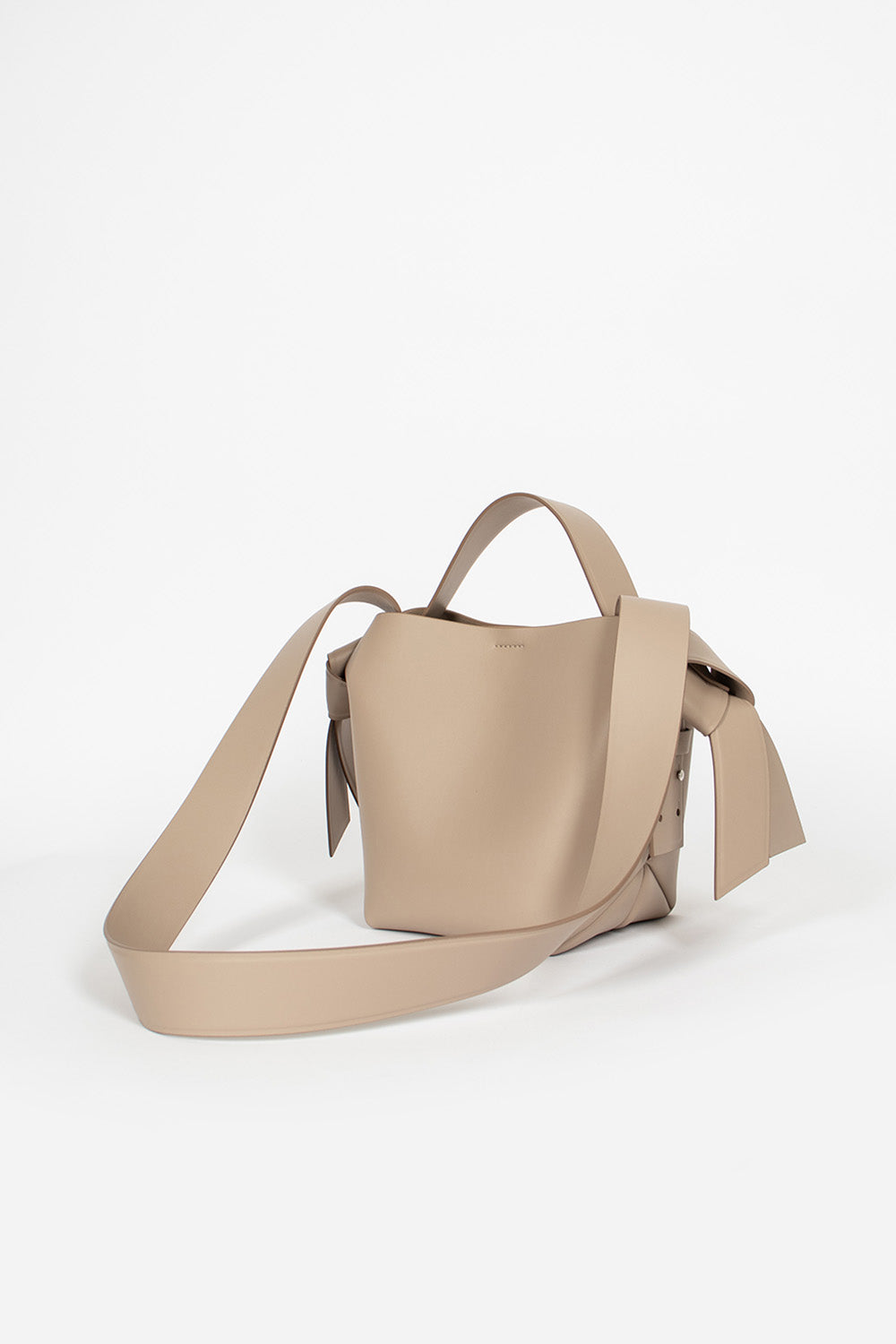 Musubi Mini Shoulder Bag Taupe Beige