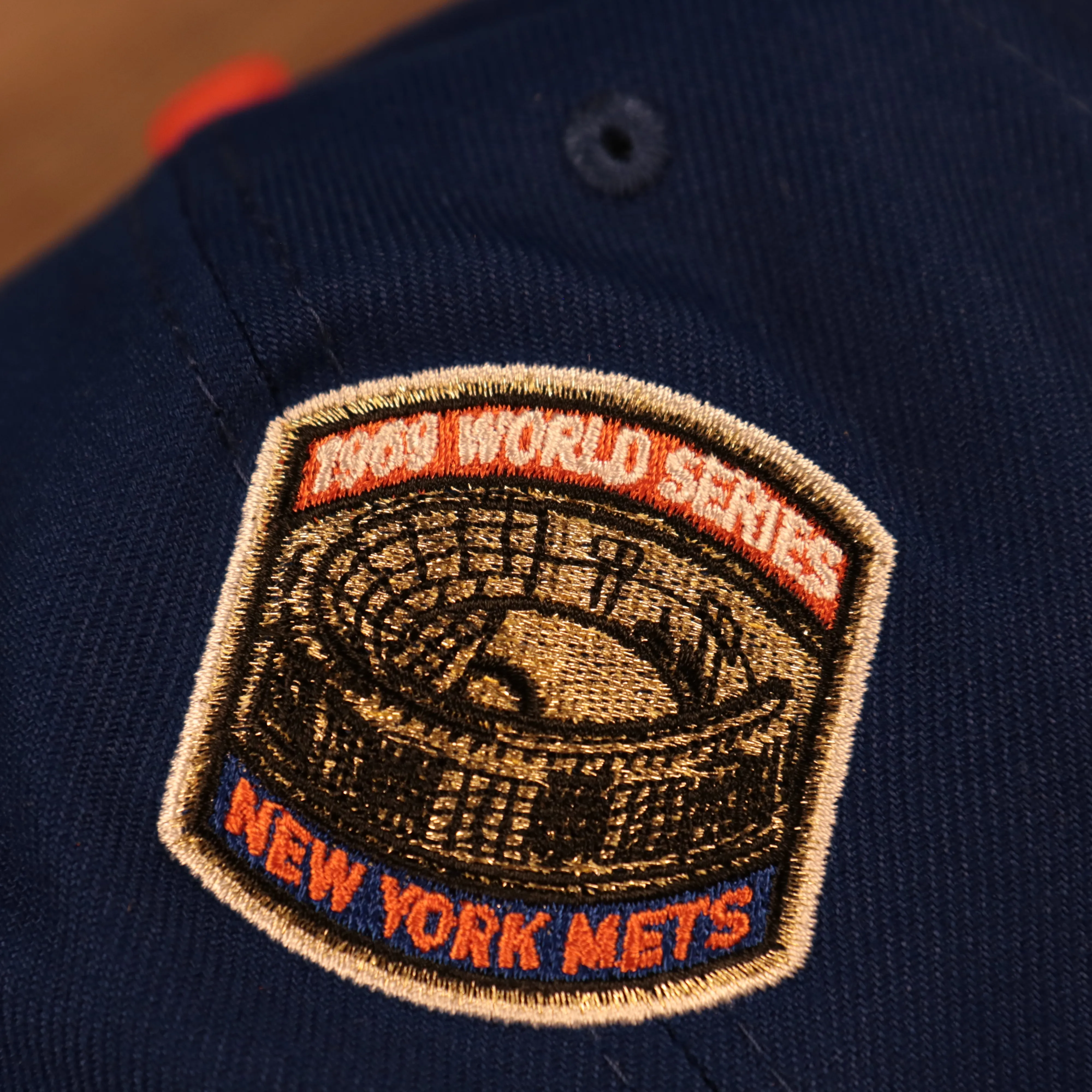 New York Mets Cooperstown Championship Rings All Over Side Patch Gray Bottom 59FIFTY Fitted Cap