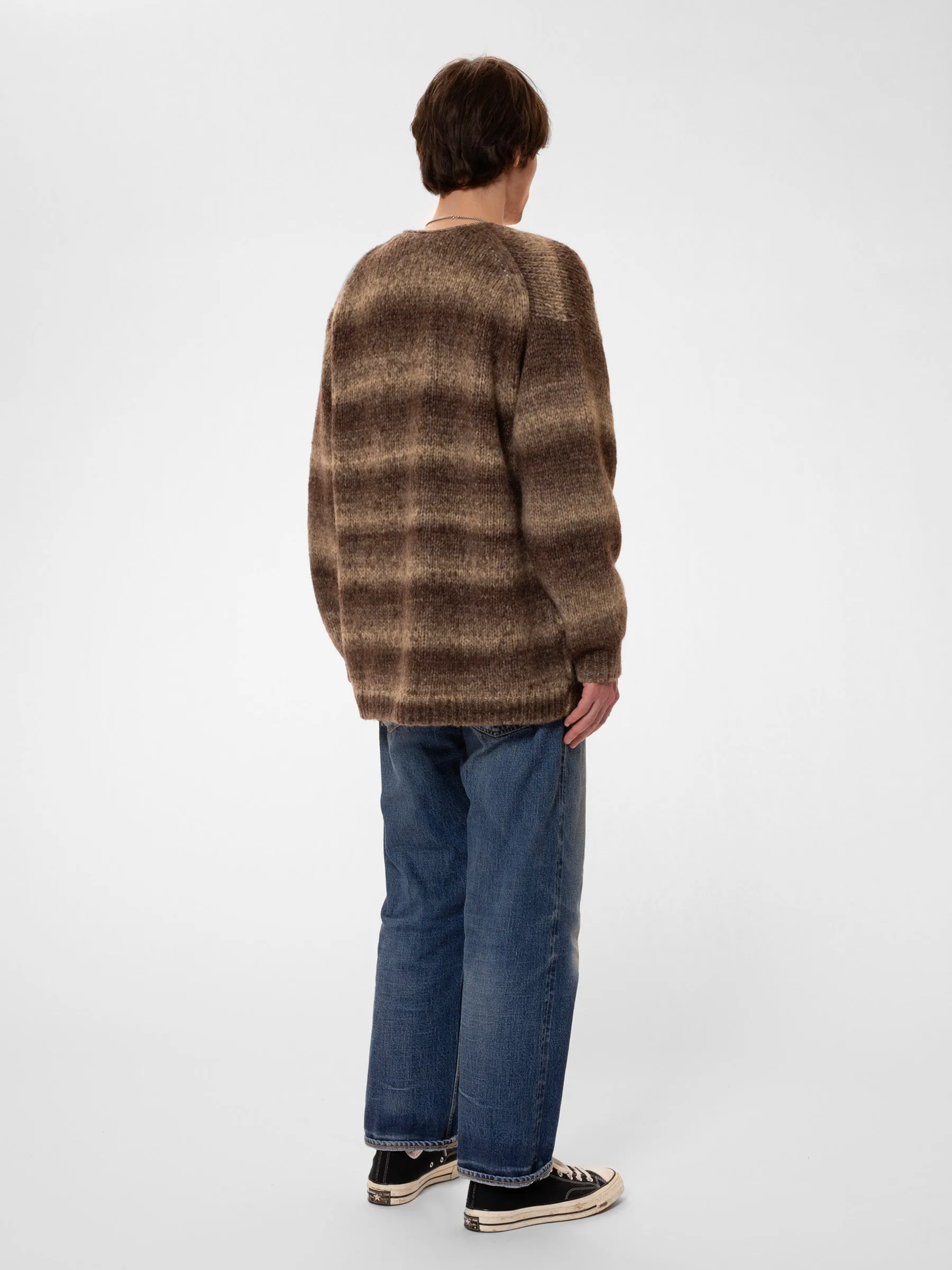 Nudie Jeans Kent Fuzzy Cardigan Multi