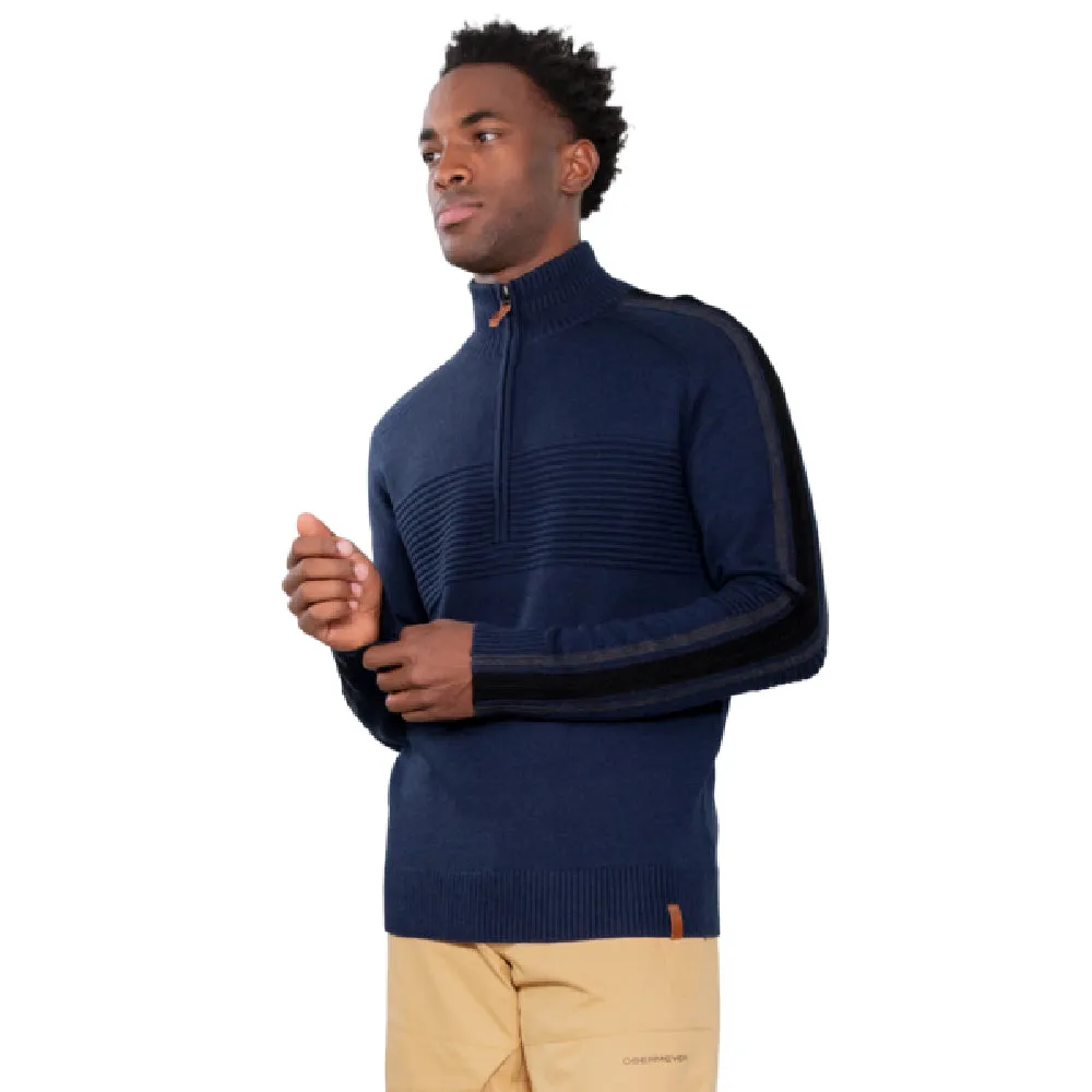 Obermeyer Vince Mens Half Zip Sweater 2023