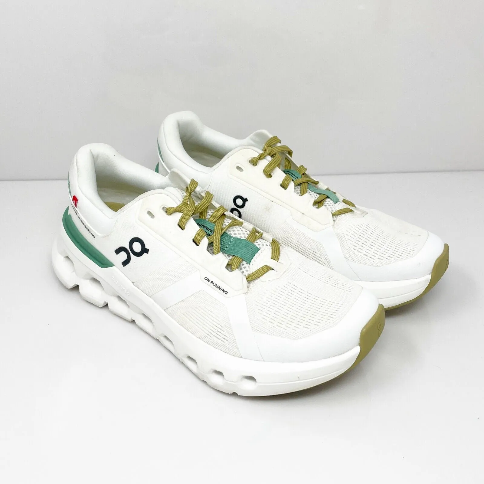 On Womens Cloudrunner 2 White Running Shoes Sneakers Size 8