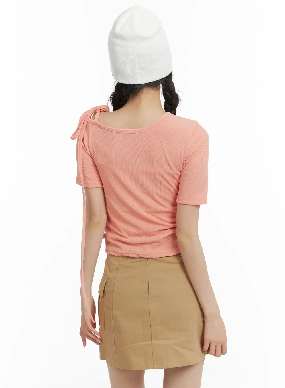 One Shoulder Strap Short Sleeve OM421