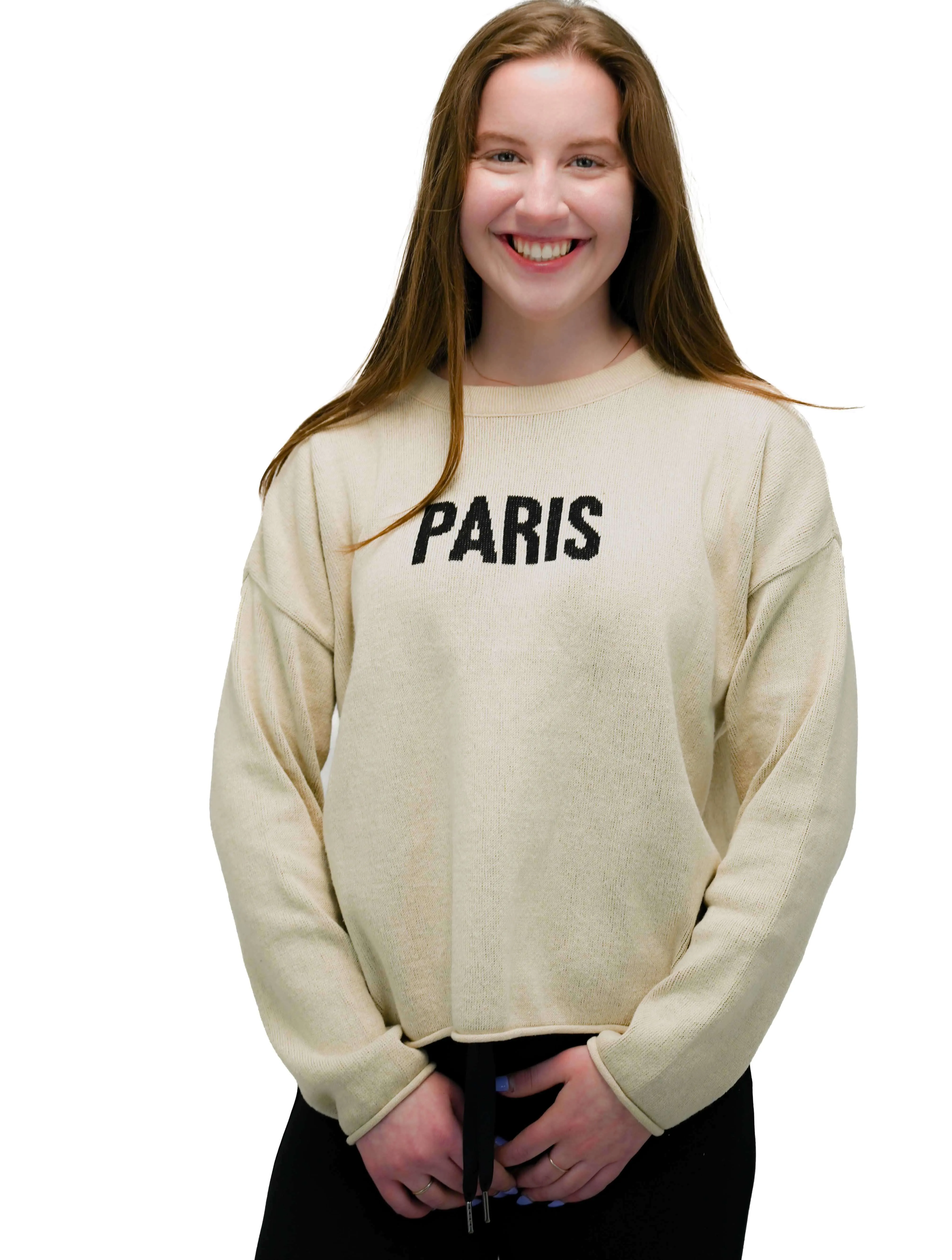 Paris Sweater in Camel/Black