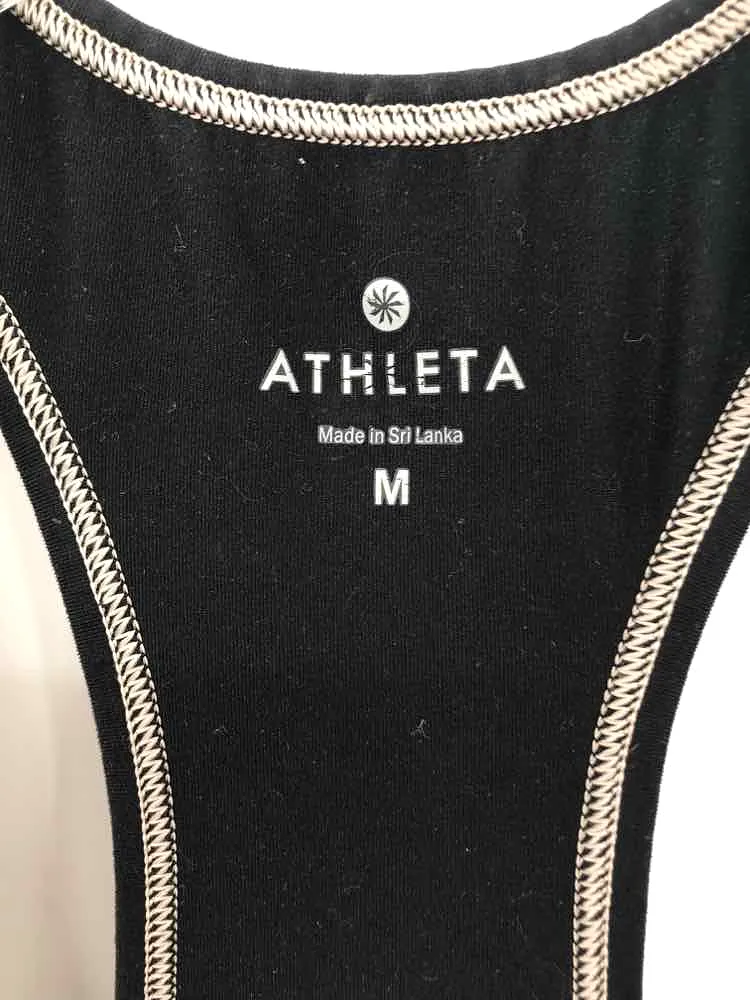 Pre-Owned Athleta Black Size Medium Athletic Tank