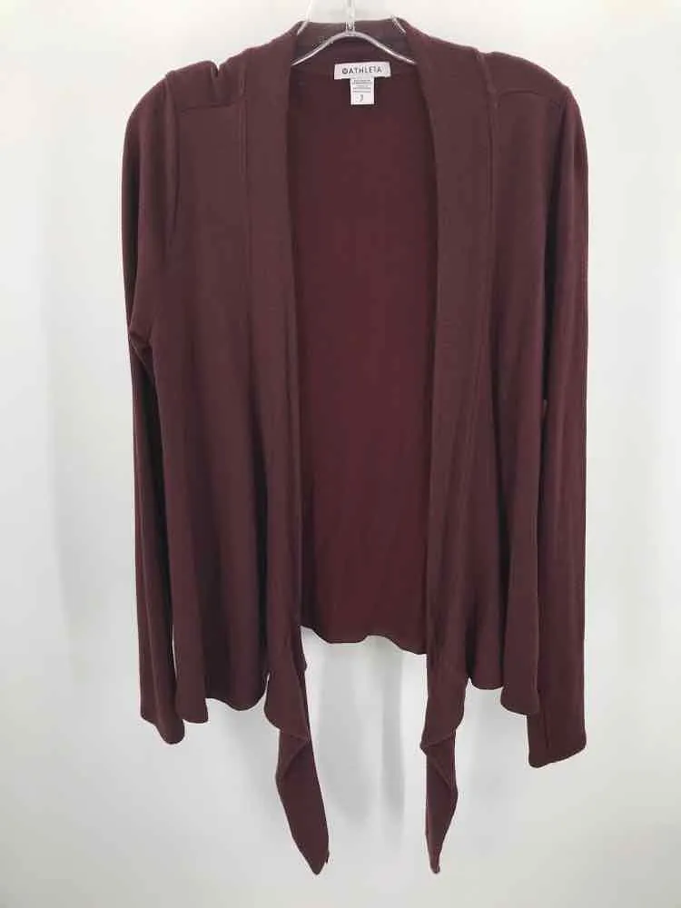 Pre-Owned Athleta Red Size Small Wrap Athletic Long Sleeve