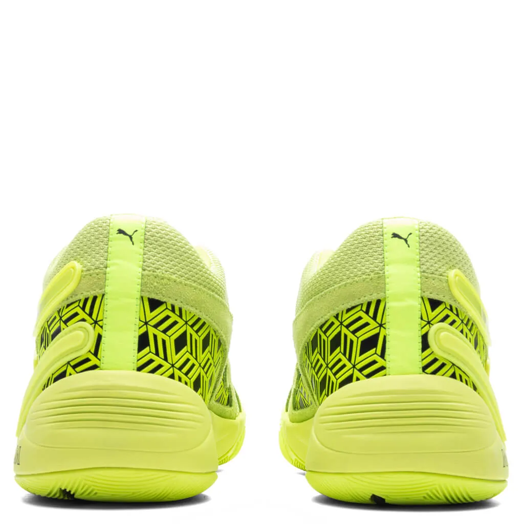 Puma x MCM TRC Blaze Court - Acid Lime/Black