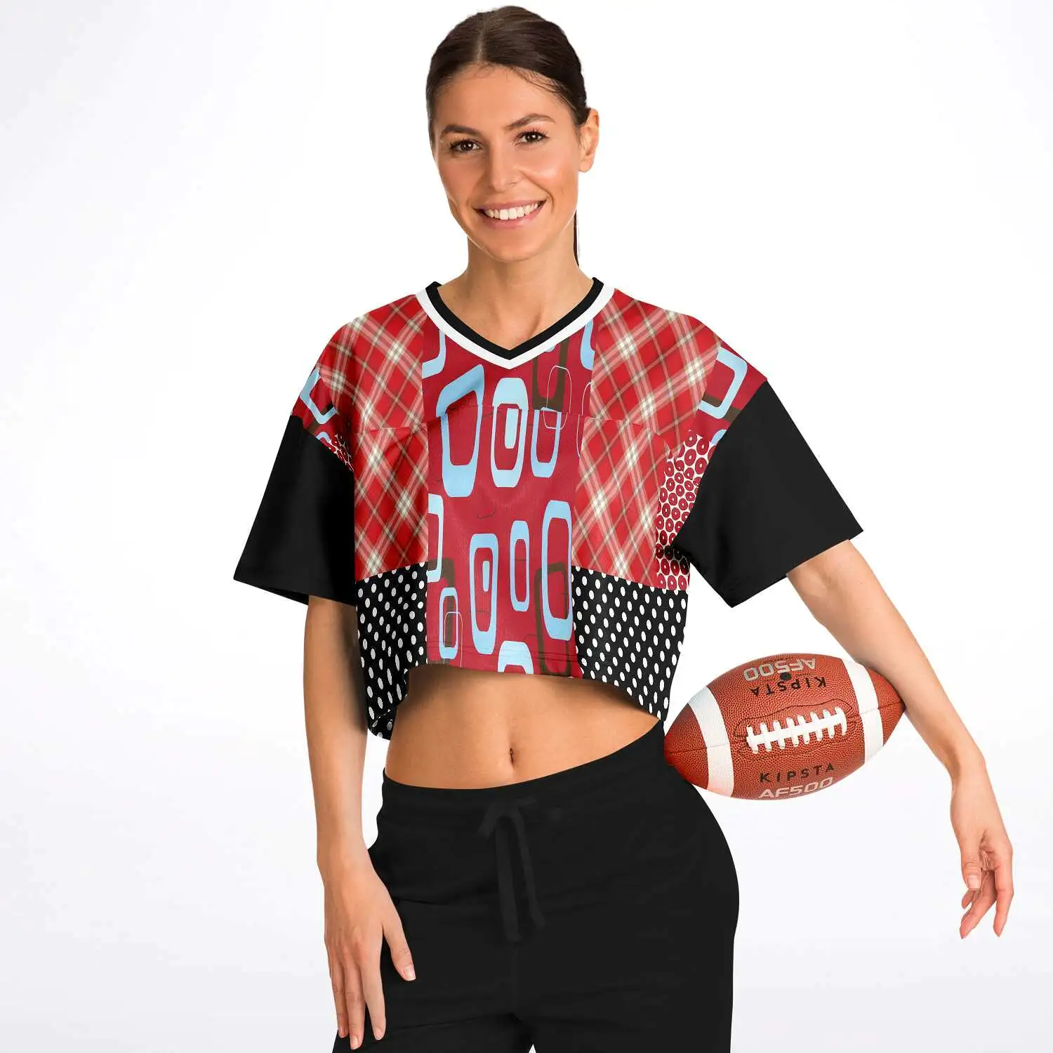 Red Pacific Palisades Crop Jersey