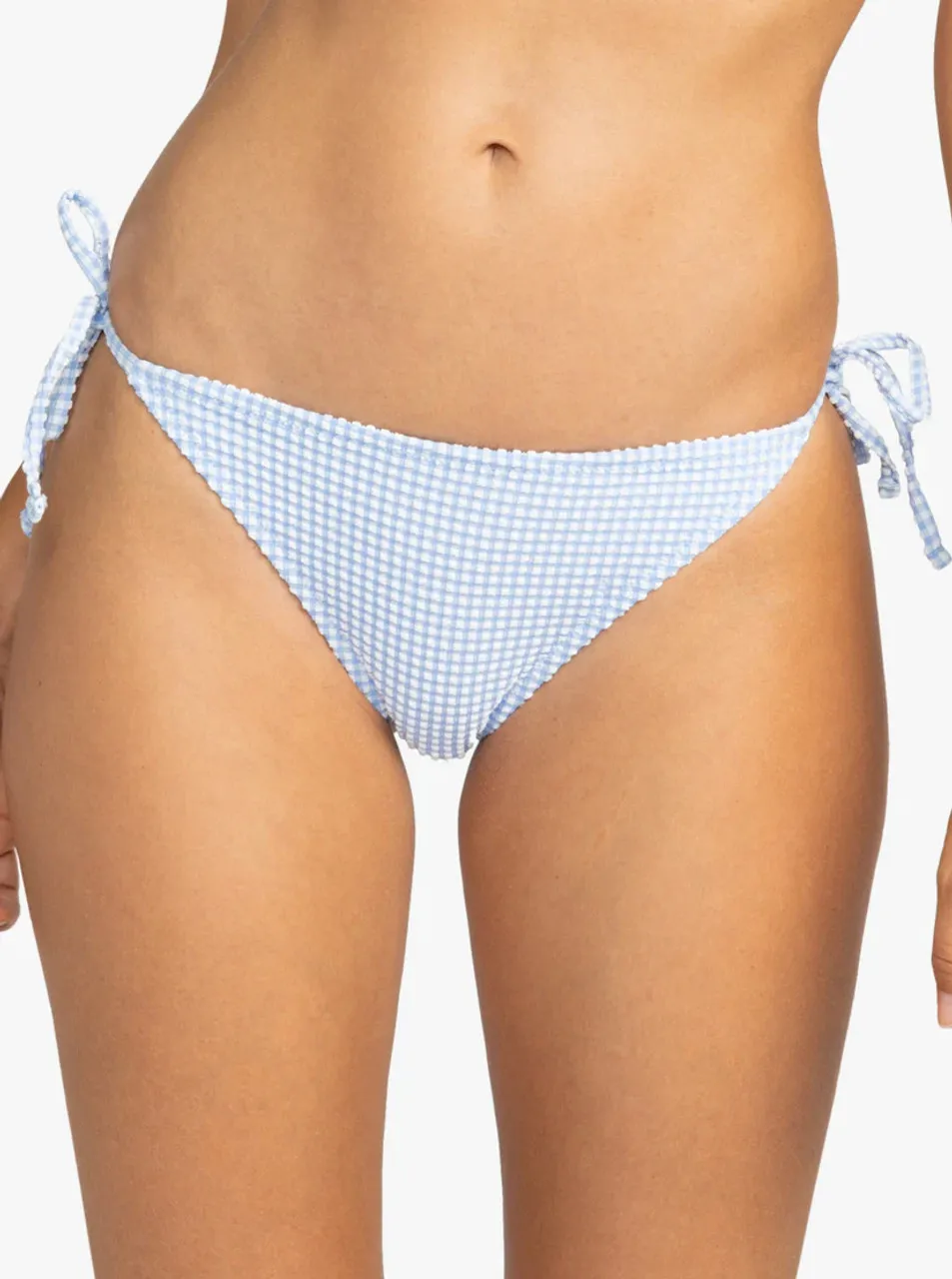 ROXY GINGHAM TIE-SIDE CHEEKY BIKINI BOTTOM