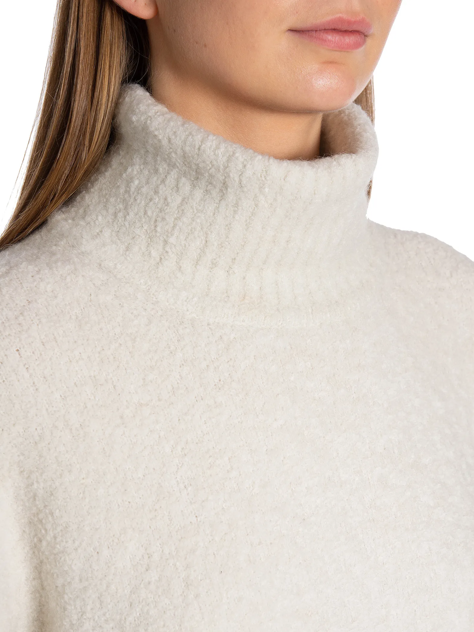 SAMSØE SAMSØE TOP MANDIE TURTLENECK WHITE ONYX