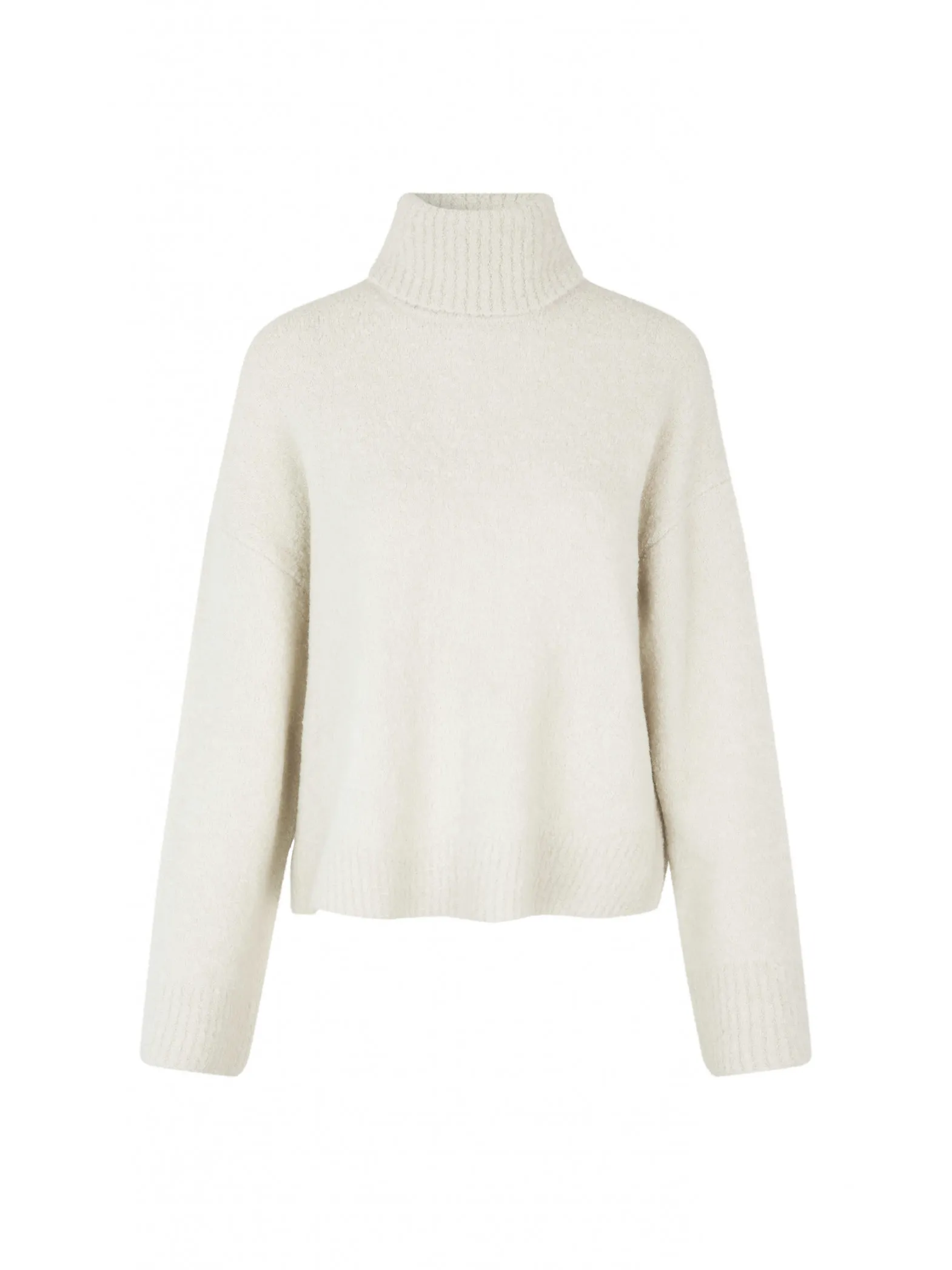 SAMSØE SAMSØE TOP MANDIE TURTLENECK WHITE ONYX