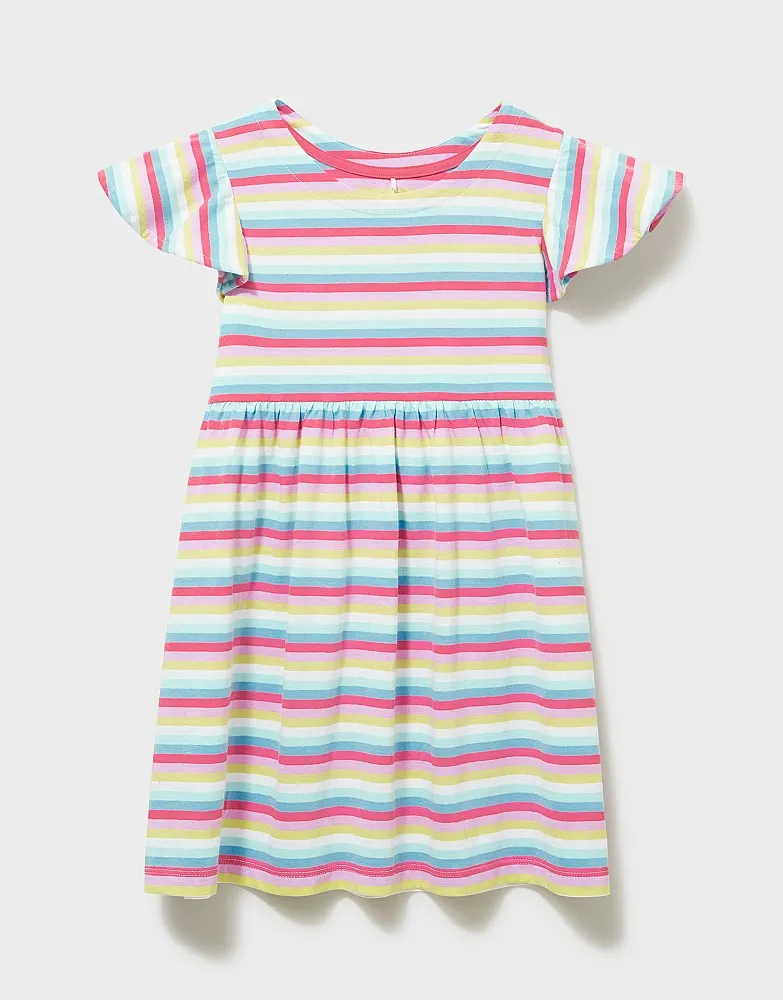 Short Sleeve Jersey Stripe Dress from Crew Clothing Company