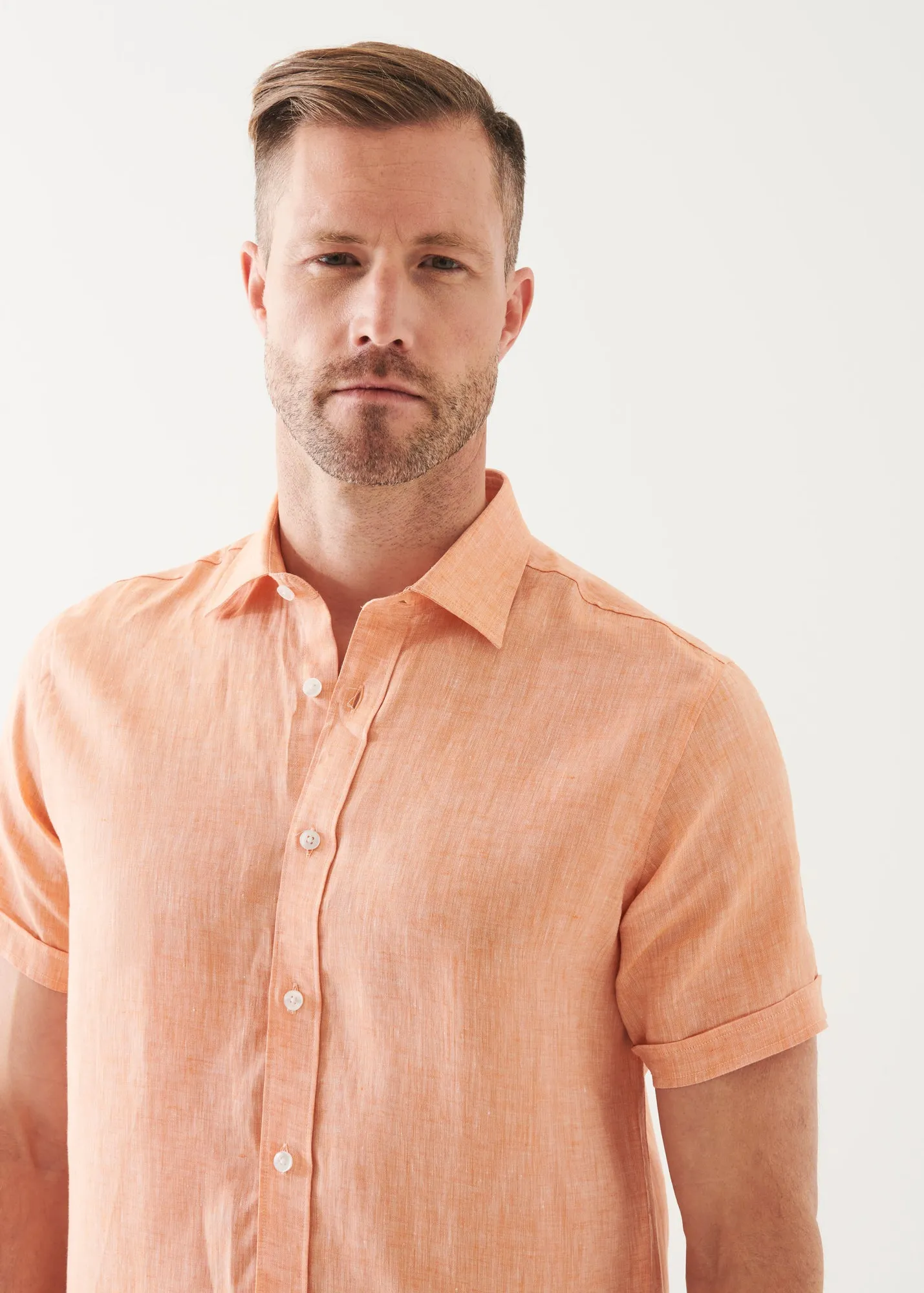 SHORT SLEEVE LINEN SHIRT