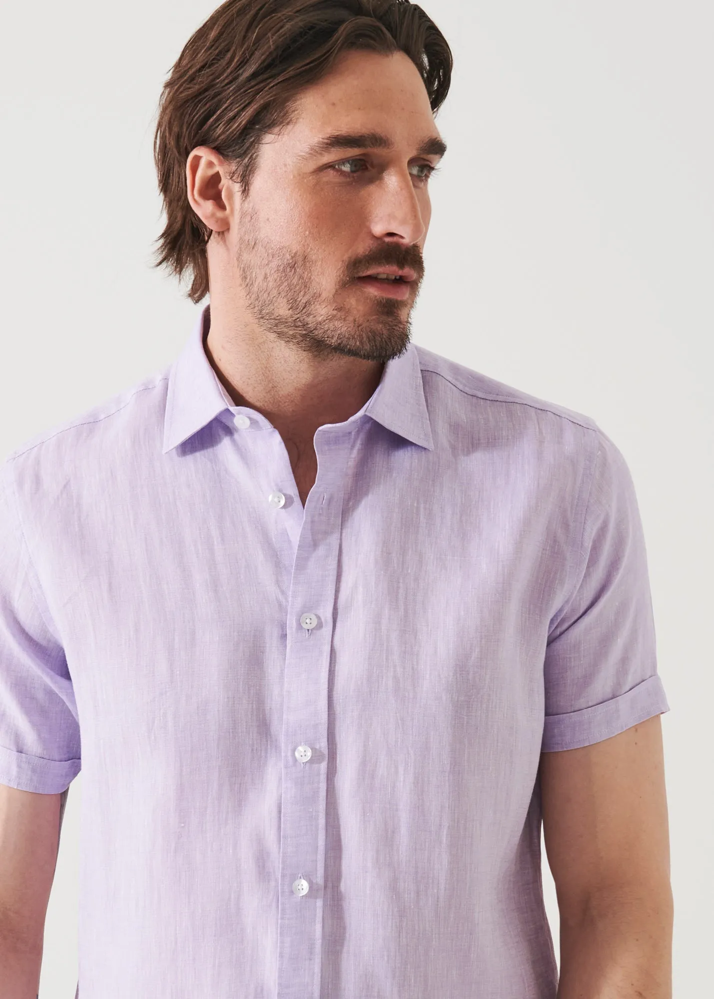 SHORT SLEEVE LINEN SHIRT