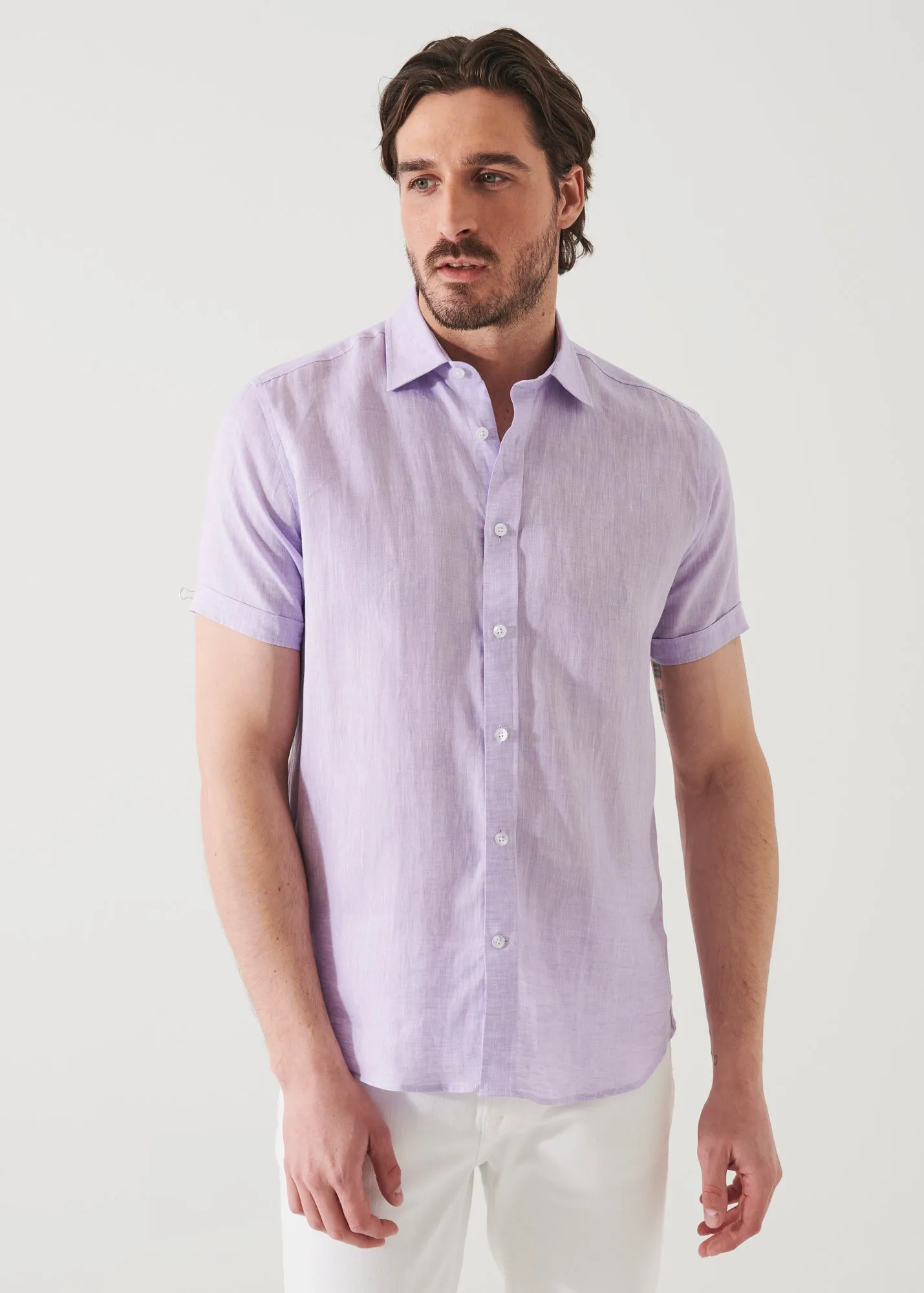 SHORT SLEEVE LINEN SHIRT