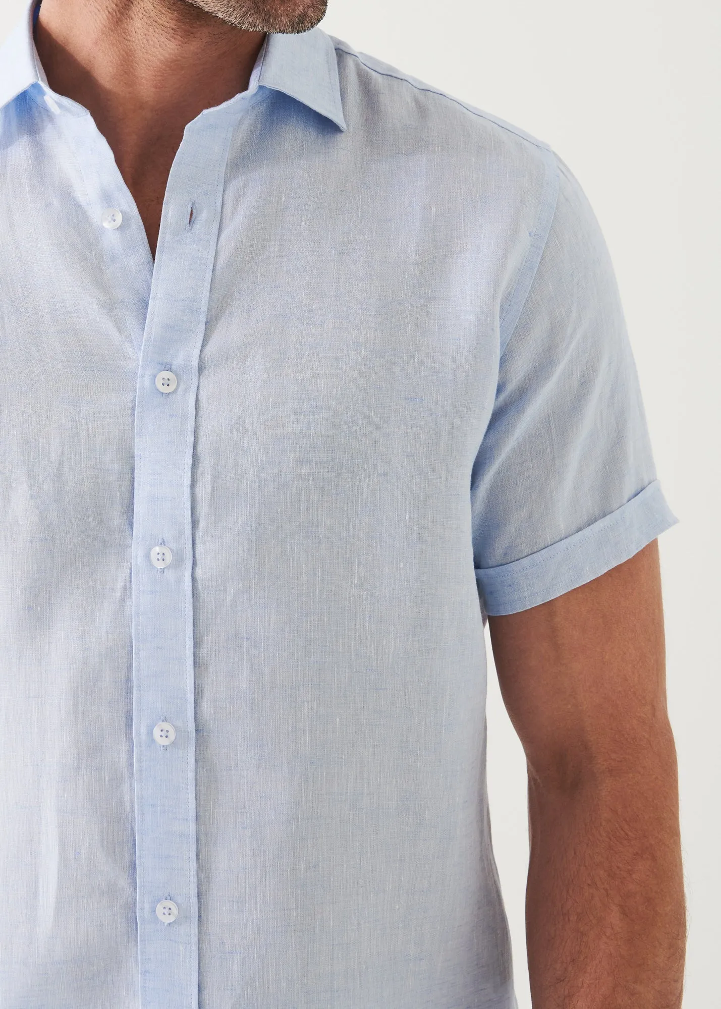 SHORT SLEEVE LINEN SHIRT