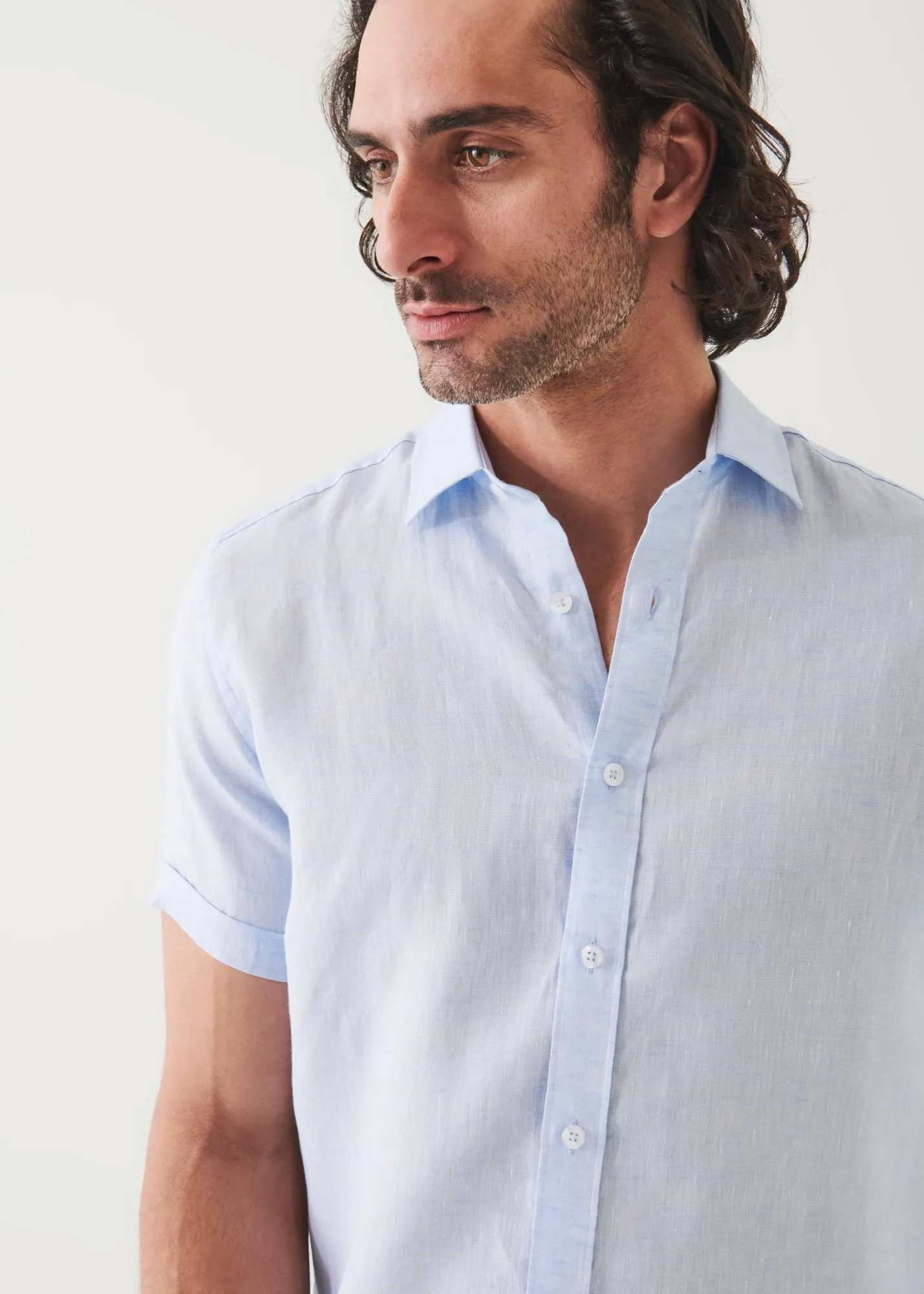 SHORT SLEEVE LINEN SHIRT