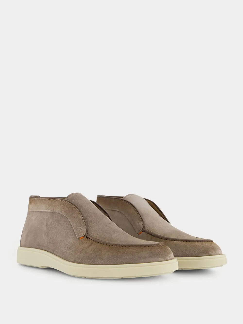 Slip-On Suede Boots