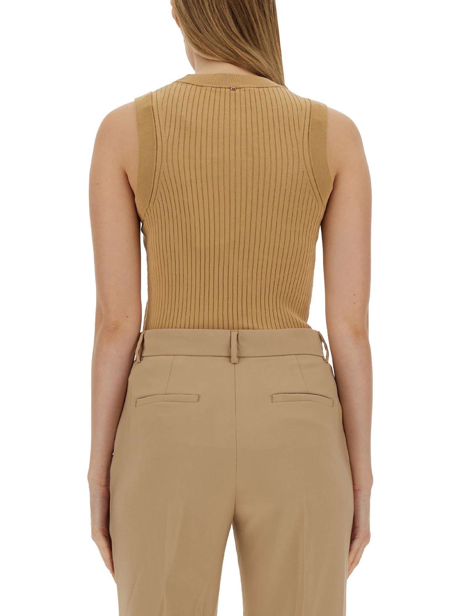 SPORTMAX    COTTON JERSEY TOLEDO TOP