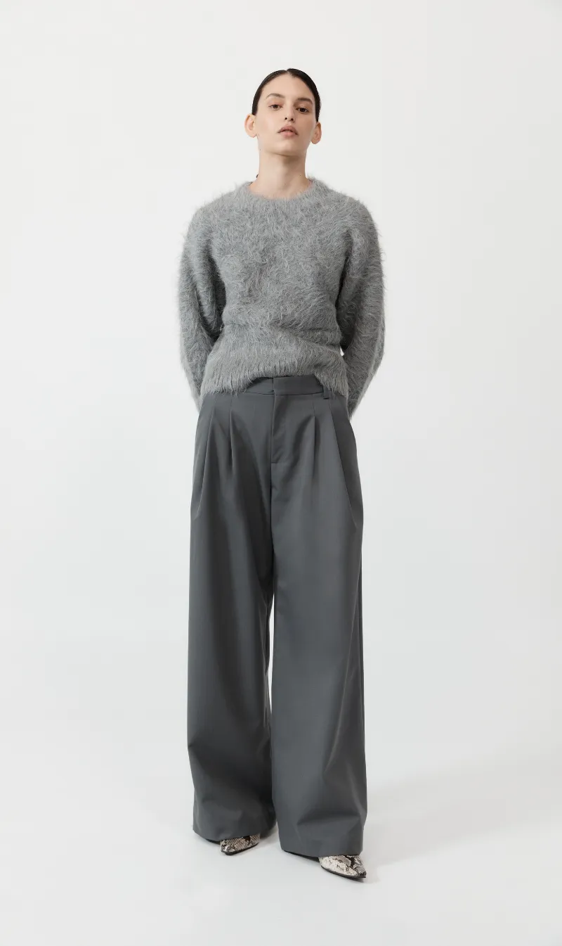  St Agni      Alpaca Sweater - Soft Grey 