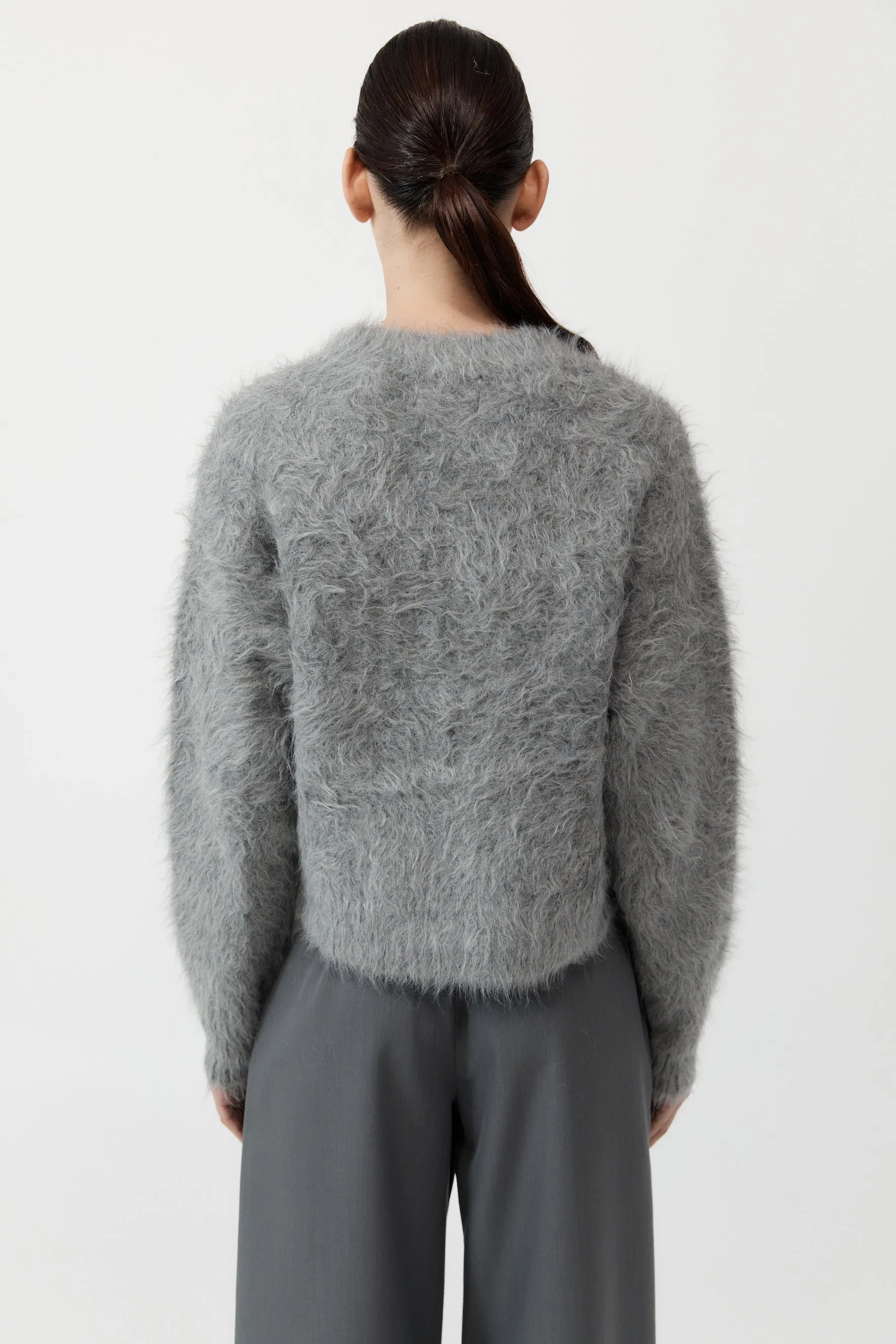  St Agni      Alpaca Sweater - Soft Grey 