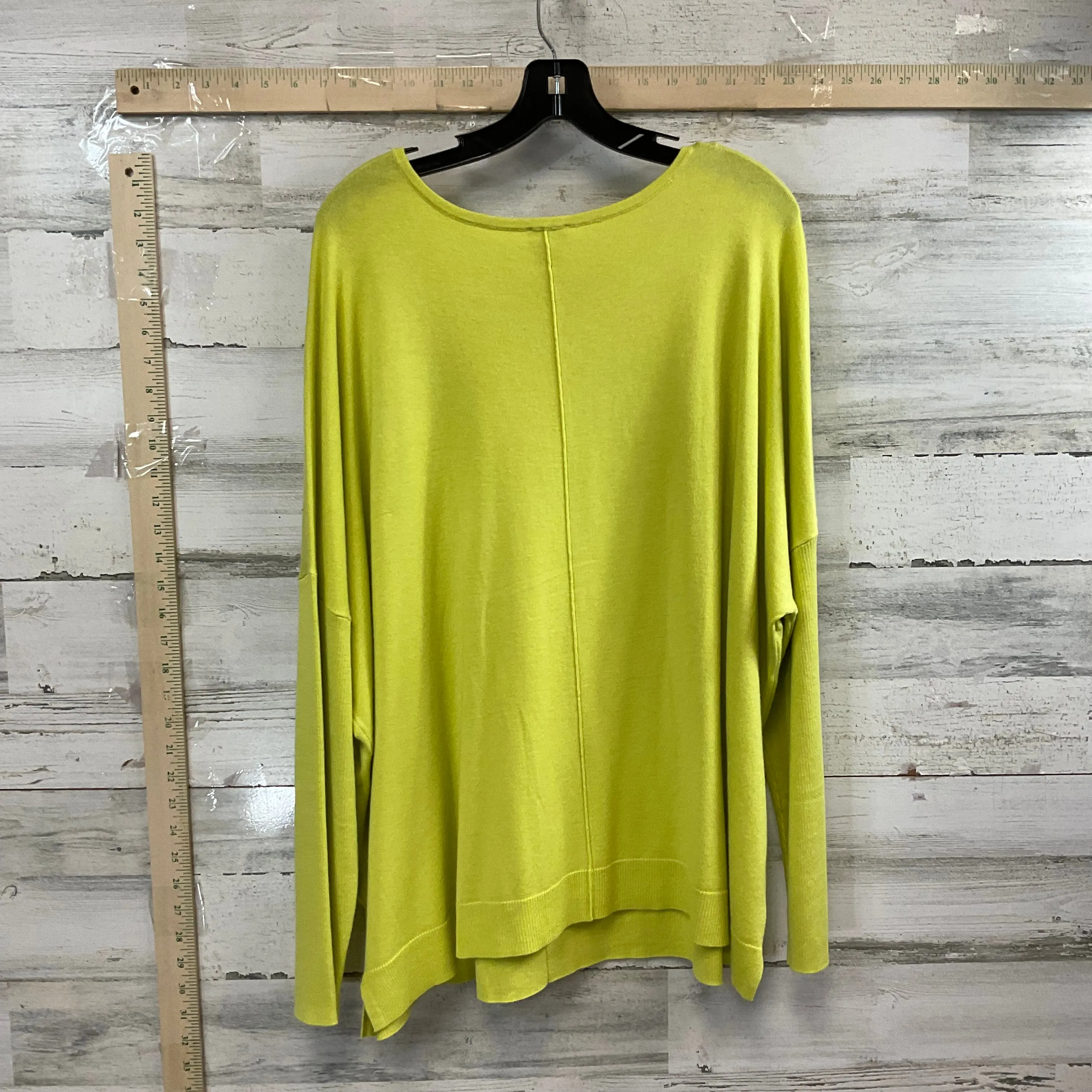 Sweater By Chicos In Yellow, Size: 1x