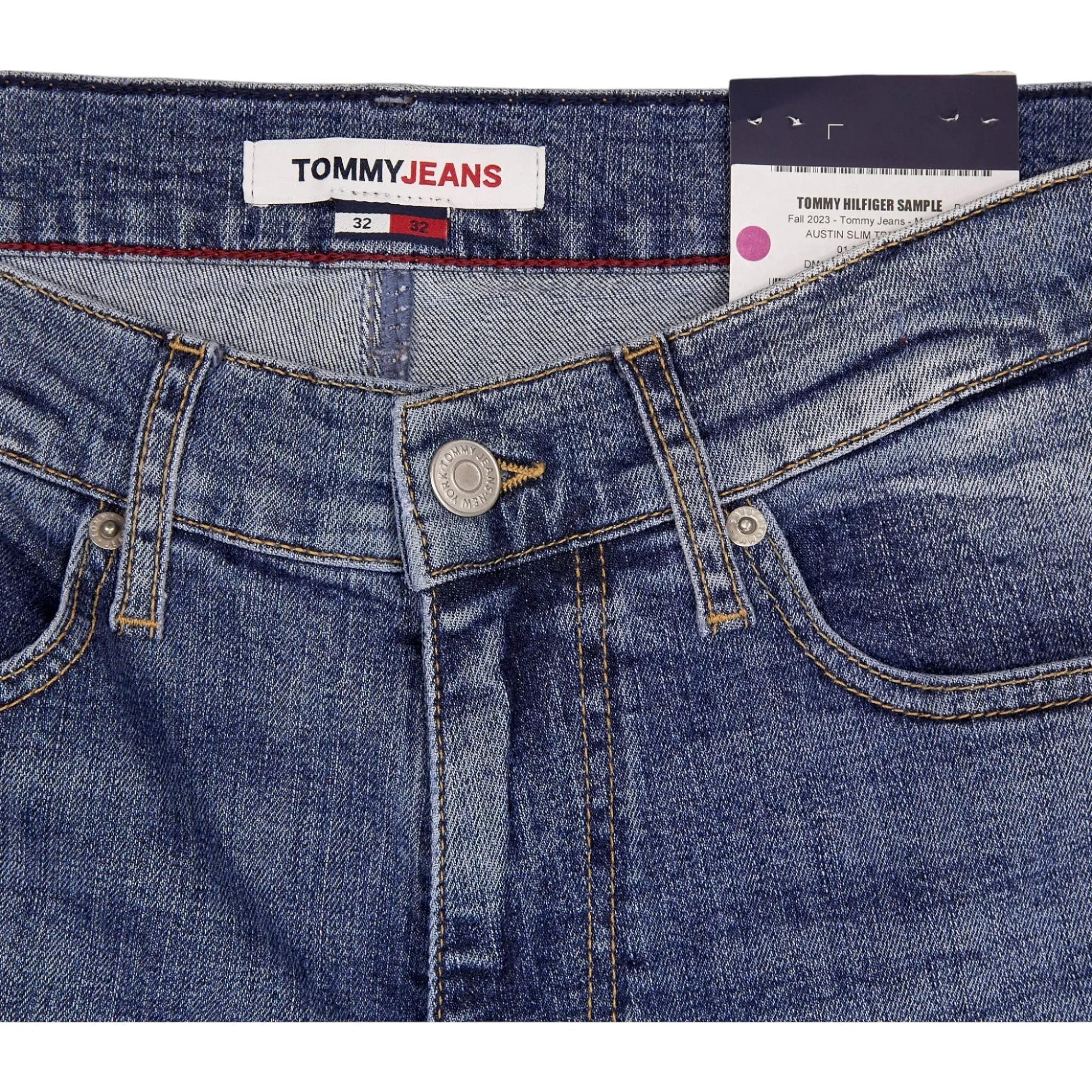 Tommy Jeans Blue Austin Slim Tapered Jeans