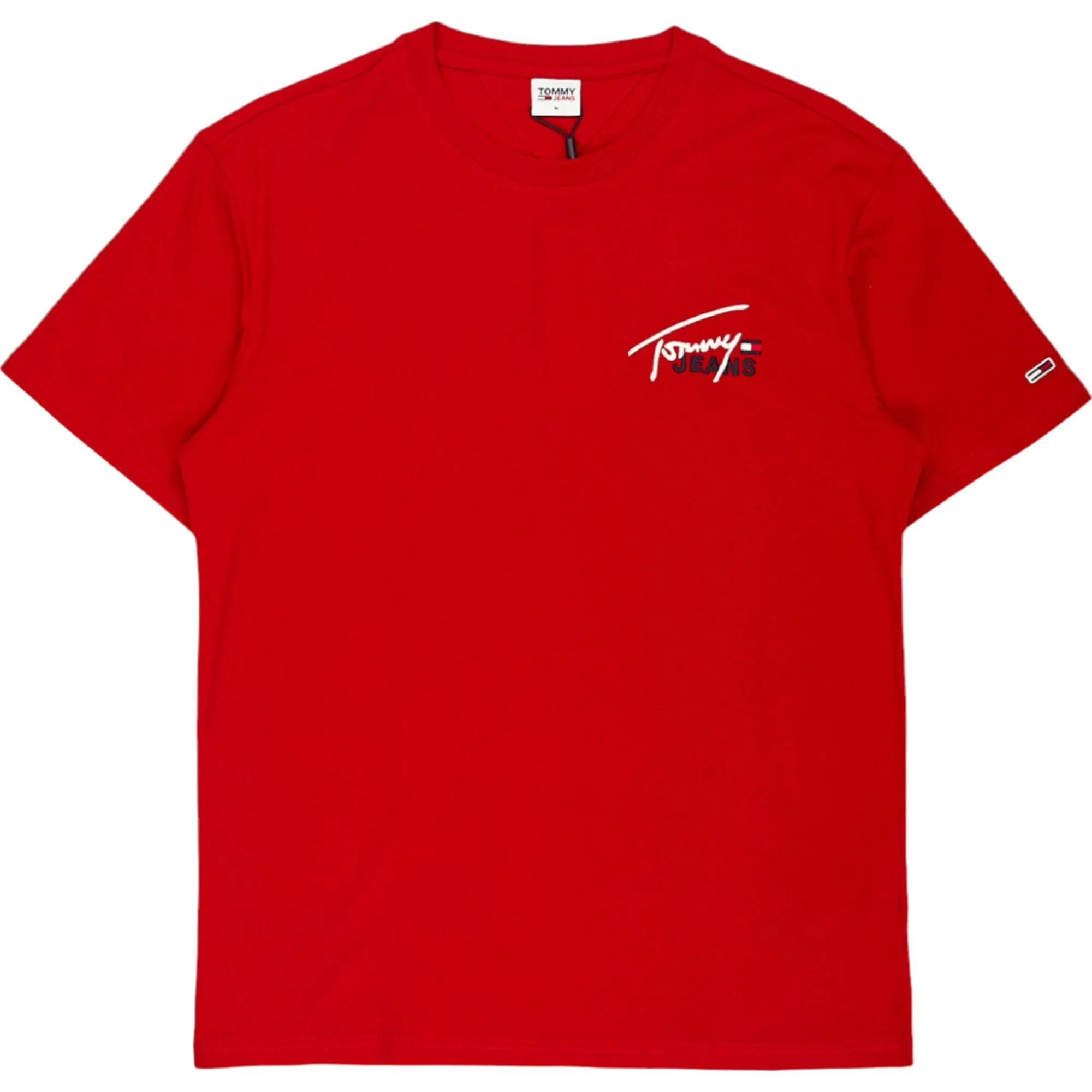 Tommy Jeans Red Short Sleeve T-Shirt