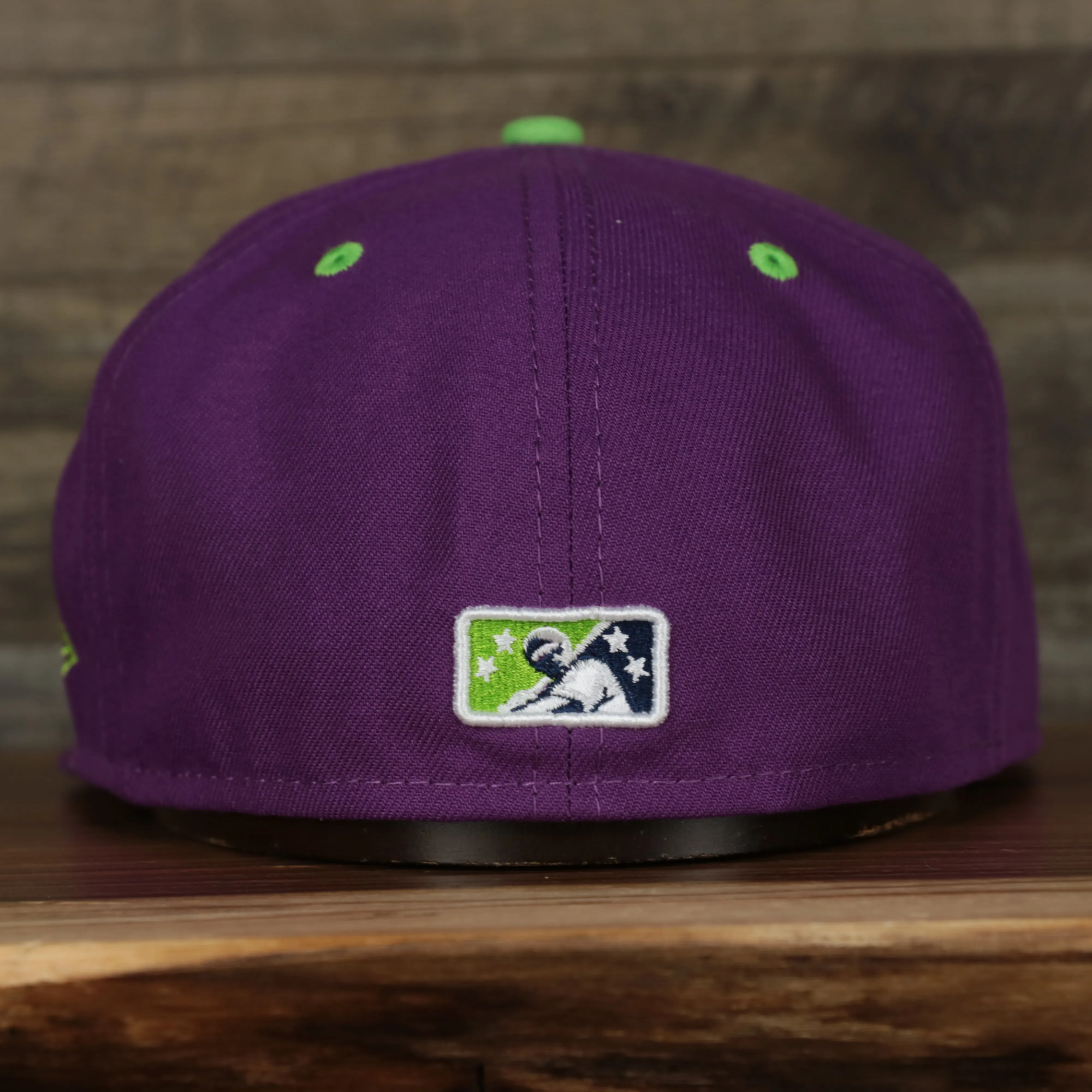 Tri-City Dust Devils 2022 Vineros de Tri-City Copa de la Diversion On-Field Black Bottom 5950 Fitted Cap | Purple