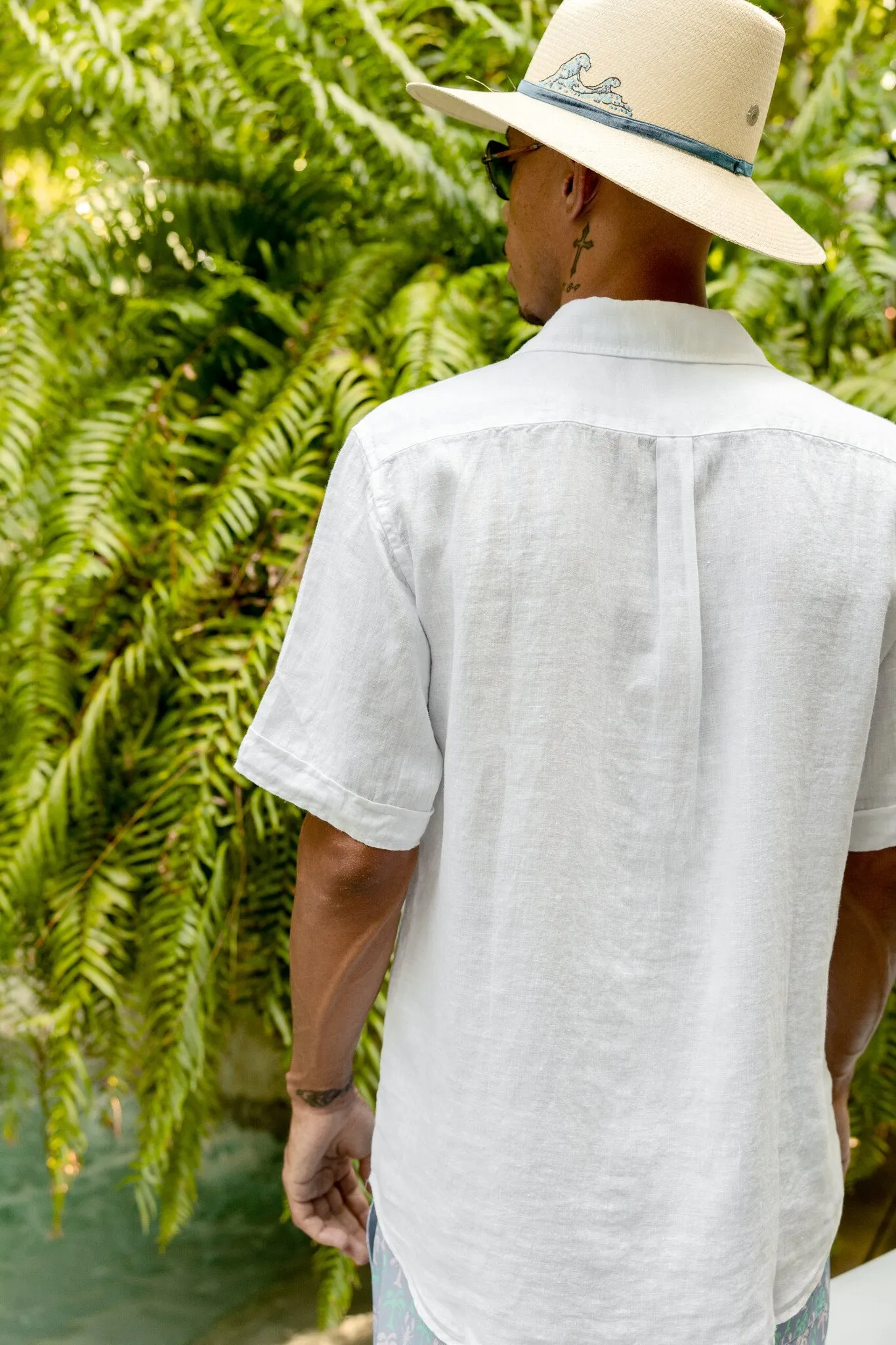 White Manjack Linen Shirt