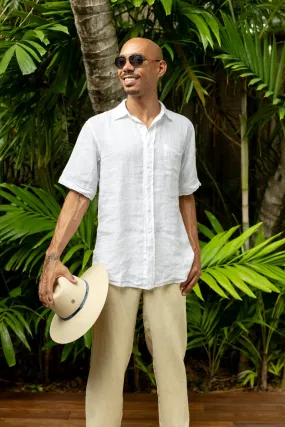 White Manjack Linen Shirt