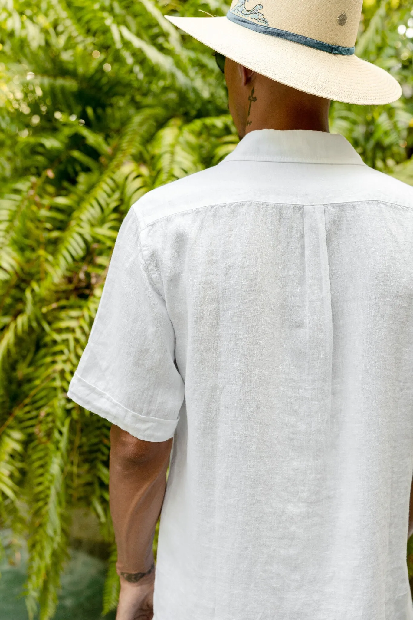 White Manjack Linen Shirt