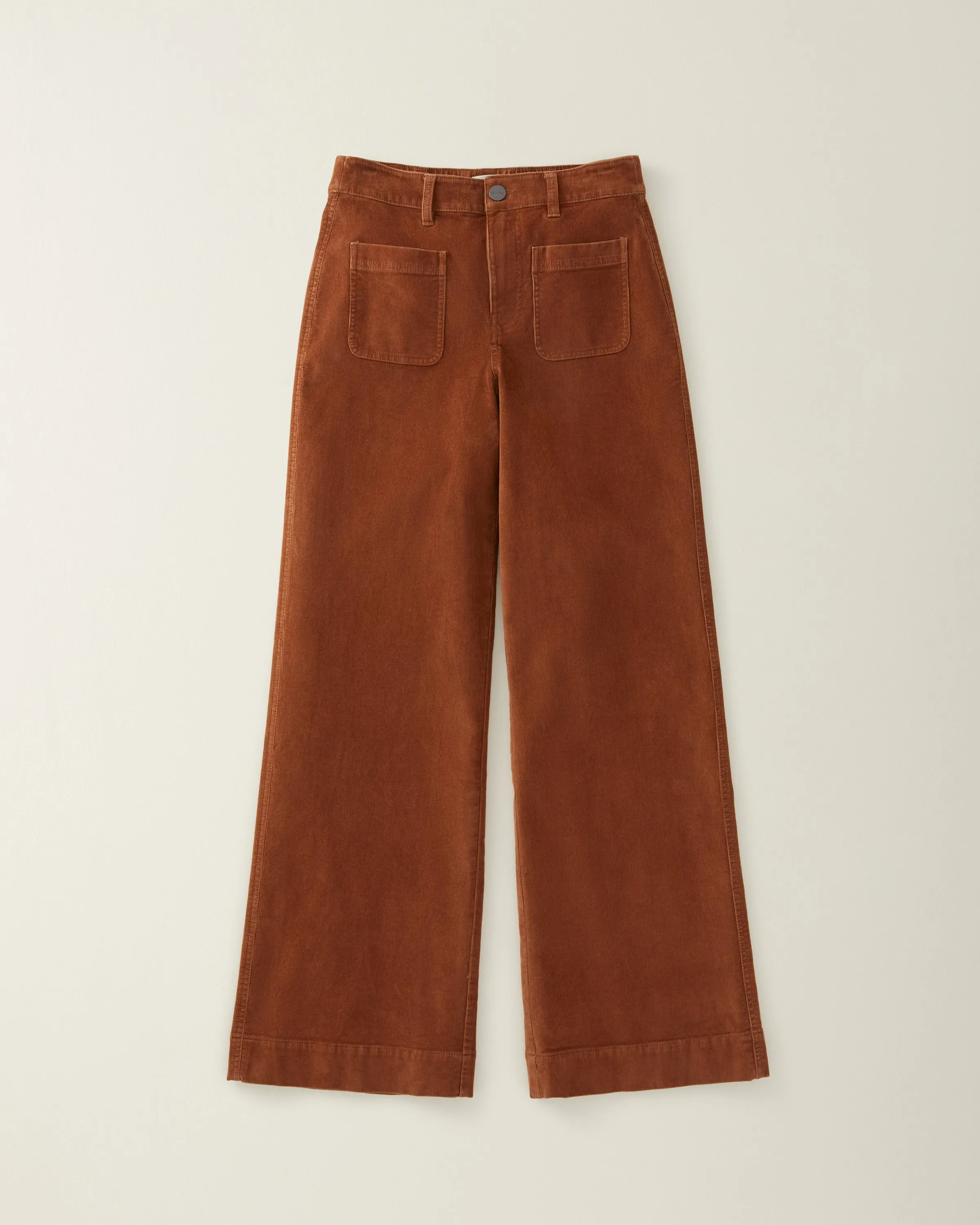 Wide-Leg Cord Pant