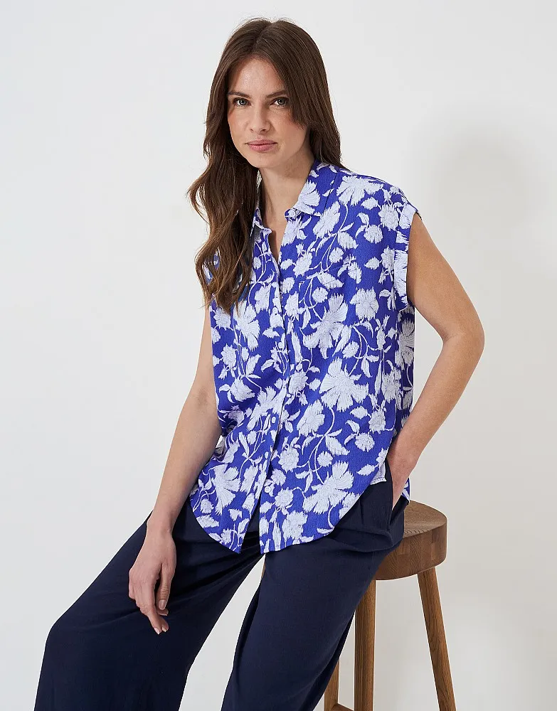 Women's Printed Short Sleeve Shirt from Crew Clothing Company