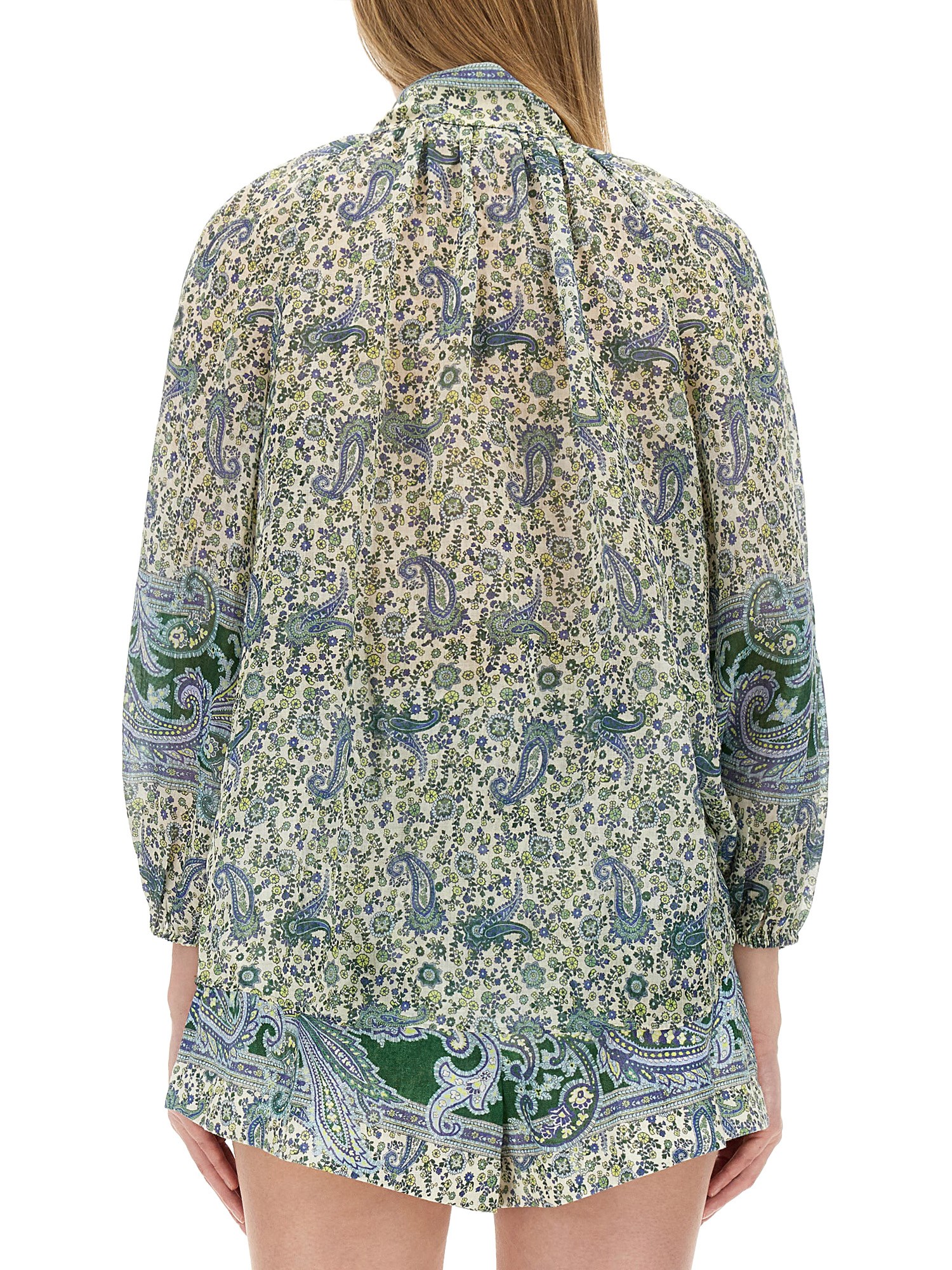 ZIMMERMANN    LINEN OTTIE SHIRT